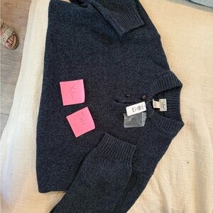 L.L. Bean Charcoal Turtleneck Sweater